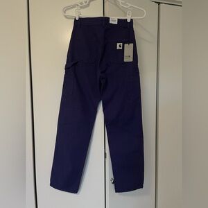 Carhartt WIP Women Pierce Straight Pant Aura Size 24